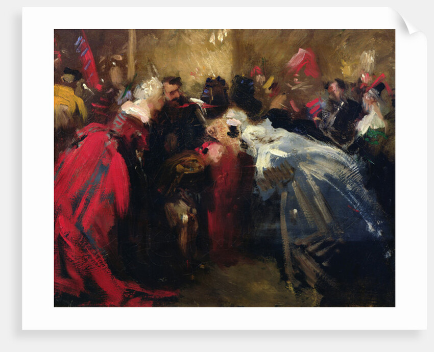 Masked ball at the Tuileries, 1867 by Jean-Baptiste Carpeaux