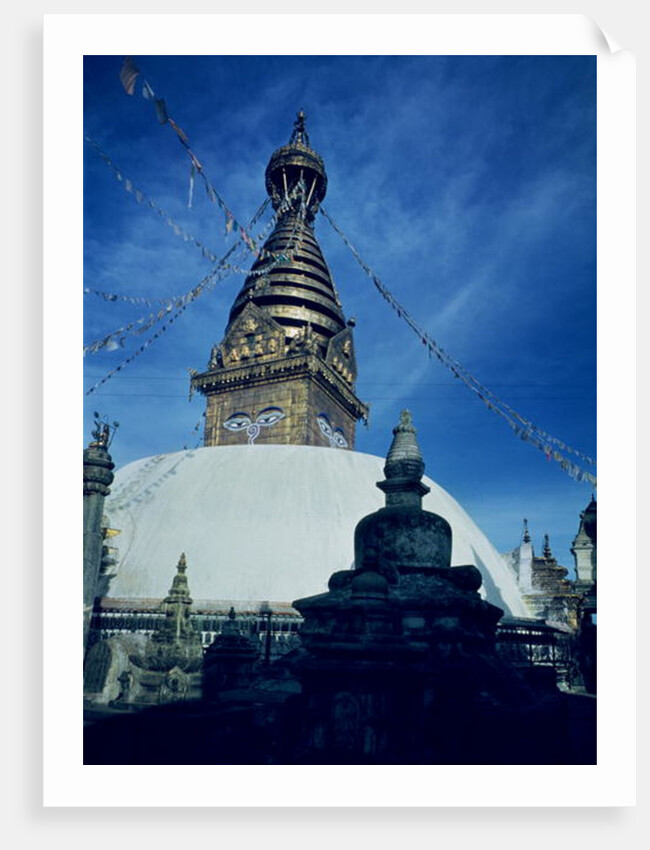 Swamyambunath Stupa by Nepalese School