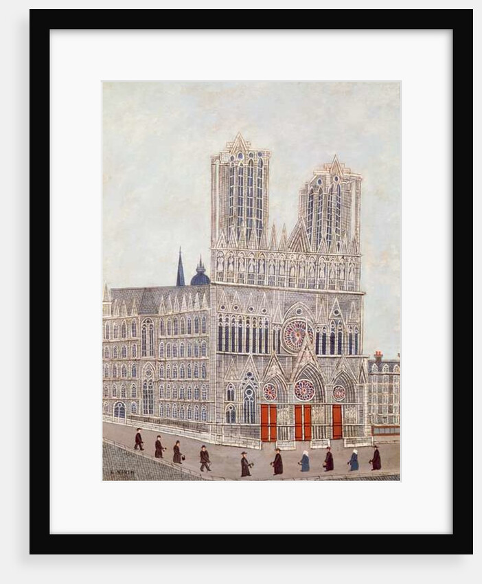 Rheims Cathedral, c.1923 by Louis Vivin