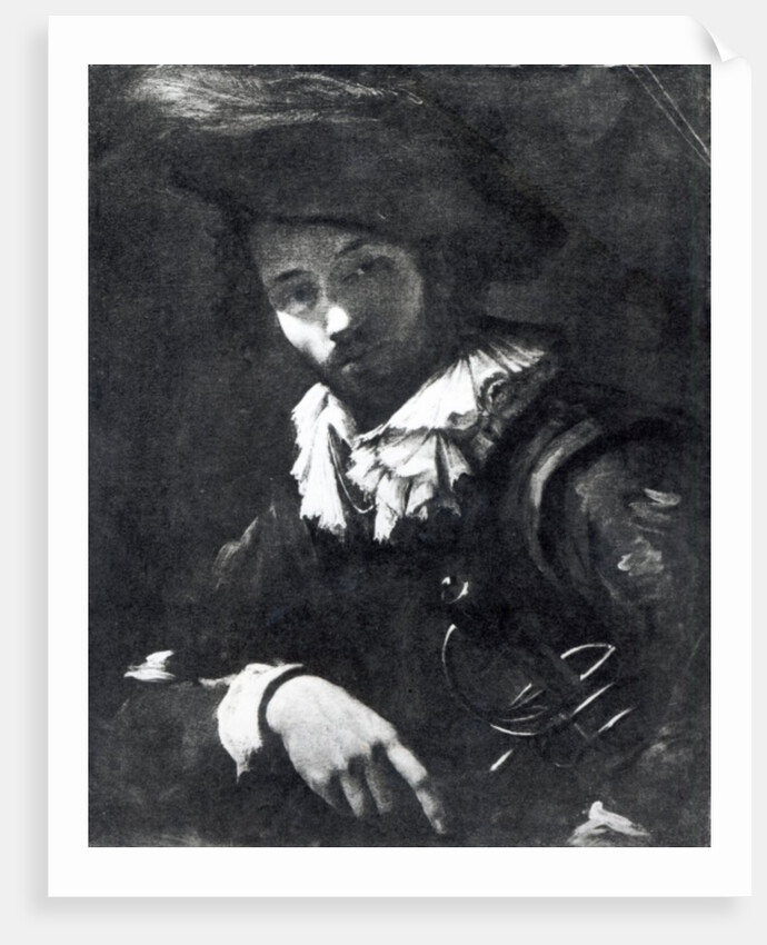 Portrait of a mercenary, 1621-25 by Simon Vouet