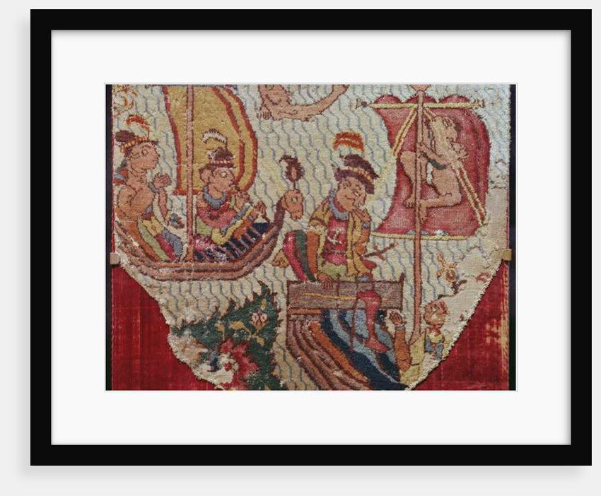 Rug with Indo-Portuguese Motifs, Safavid Dynasty by Persian School