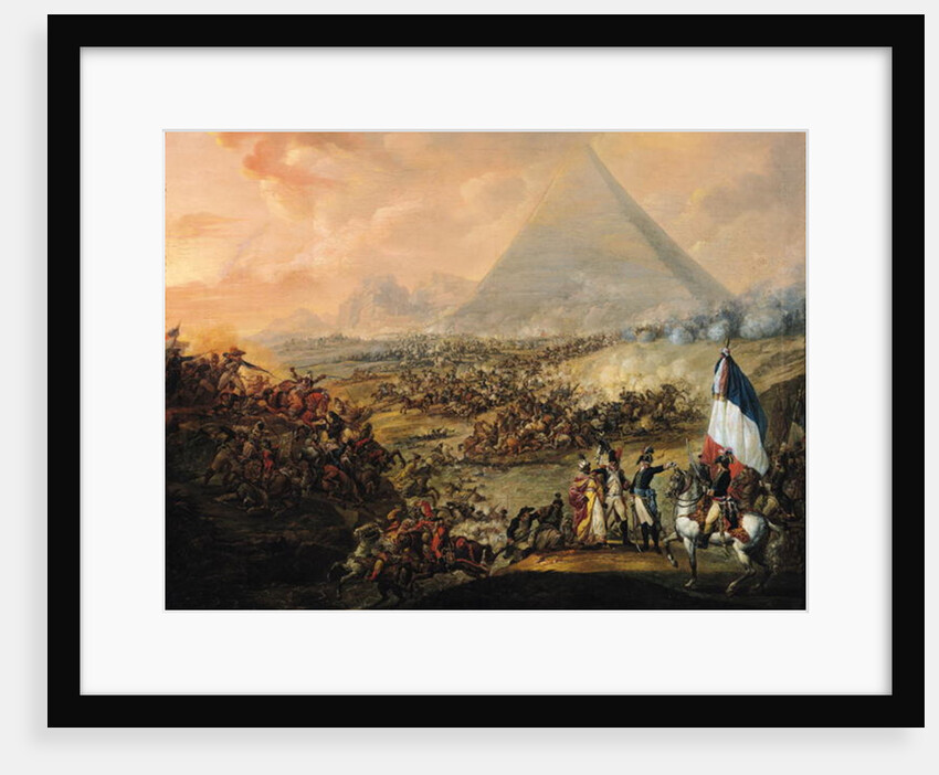 Battle of Pyramids, 21 July 1798 by Francois Louis Joseph Watteau