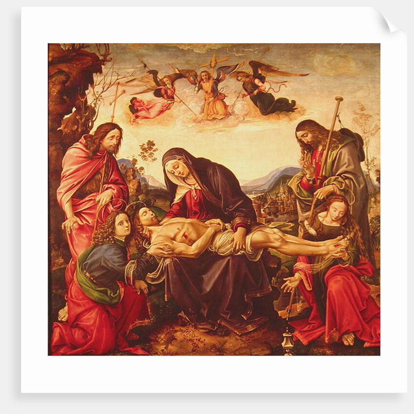 The Lamentation of Christ by (1476-1524) Capponi