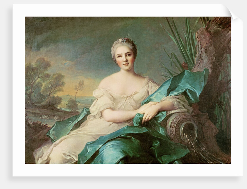 Victoire de France as the element of Water, 1750-1 by Jean-Marc Nattier