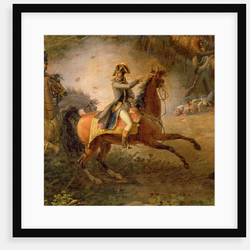 The Battle of Marengo, detail of Napoleon Bonaparte and his Major, 1801 by Louis Lejeune