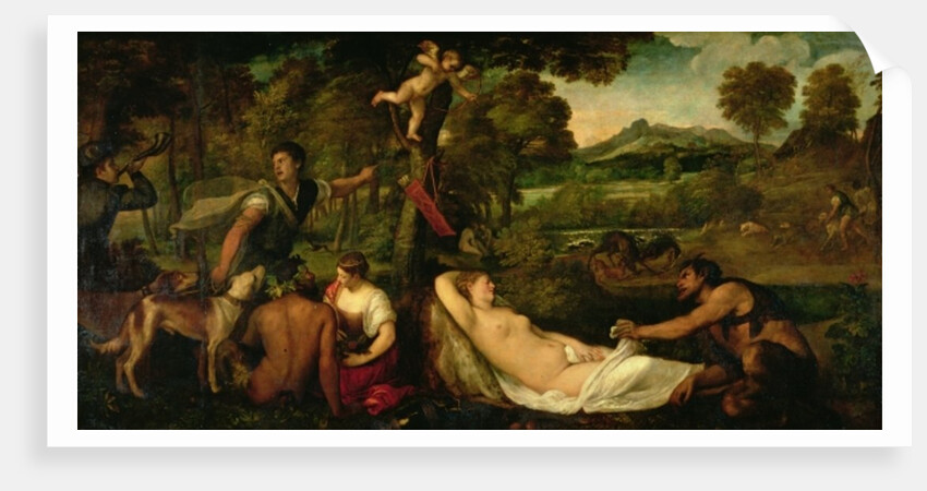 Pardo Venus or Jupiter and Antiope by Titian