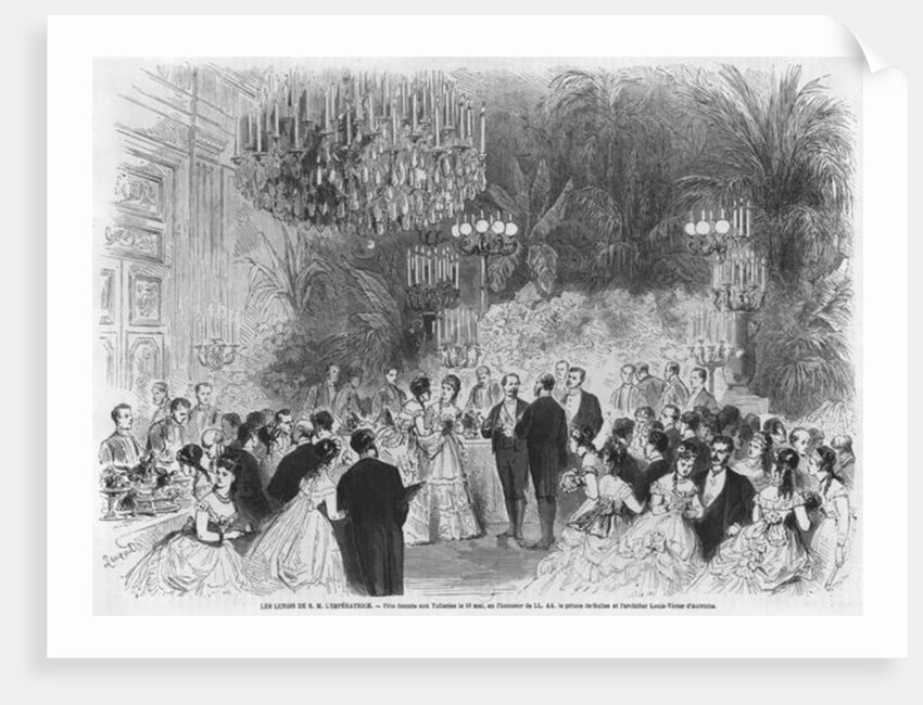 The Mondays of Empress Eugenie at the Tuileries, 19th century by French School