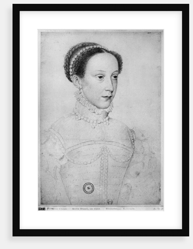 Mary Queen of Scots, 1559 by Francois Clouet