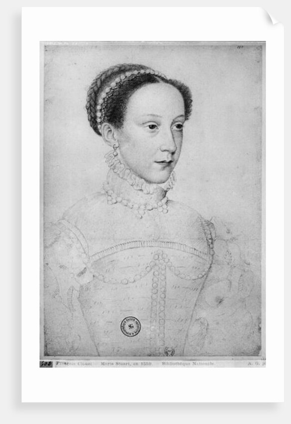 Mary Queen of Scots, 1559 by Francois Clouet