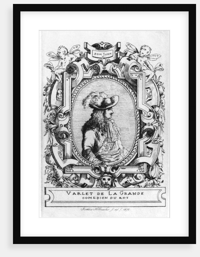 Charles Varlet, known as La Grange, in the role of Dom Juan from 'Don Juan, or Le Festin de Pierre' by Jean-Baptiste Poquelin Moliere 1875 by Frederic Desire Hillemacher