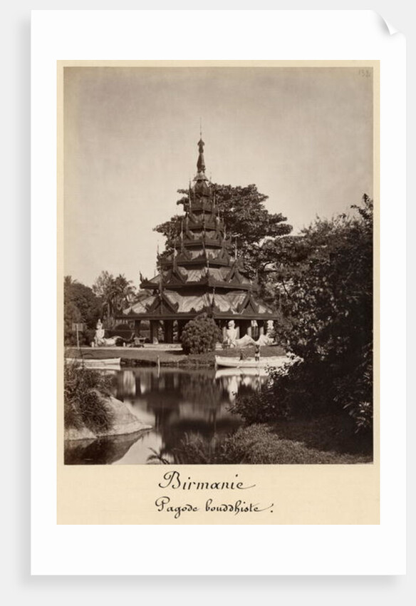 Buddhist rest house, Moulmein, Burma, c.1875 by Colin Roderick Murray