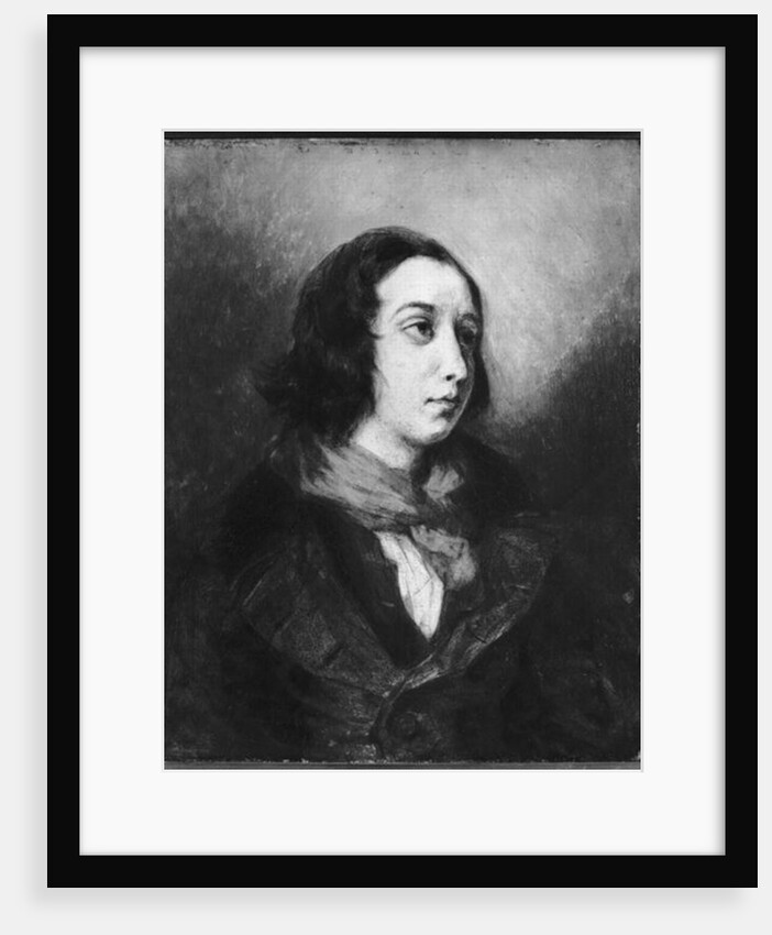 Portrait of George Sand, 1838 by Ferdinand Victor Eugene Delacroix