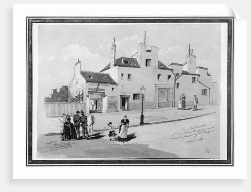 View of the Maternite Port-Royal, August 1886 by French School