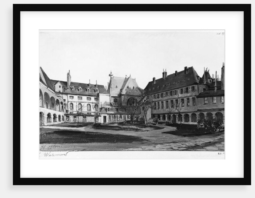 View of the Maternite Port-Royal, the cloister, 1905 by Herminie Waterneau