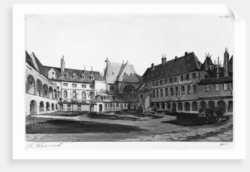 View of the Maternite Port-Royal, the cloister, 1905 by Herminie Waterneau