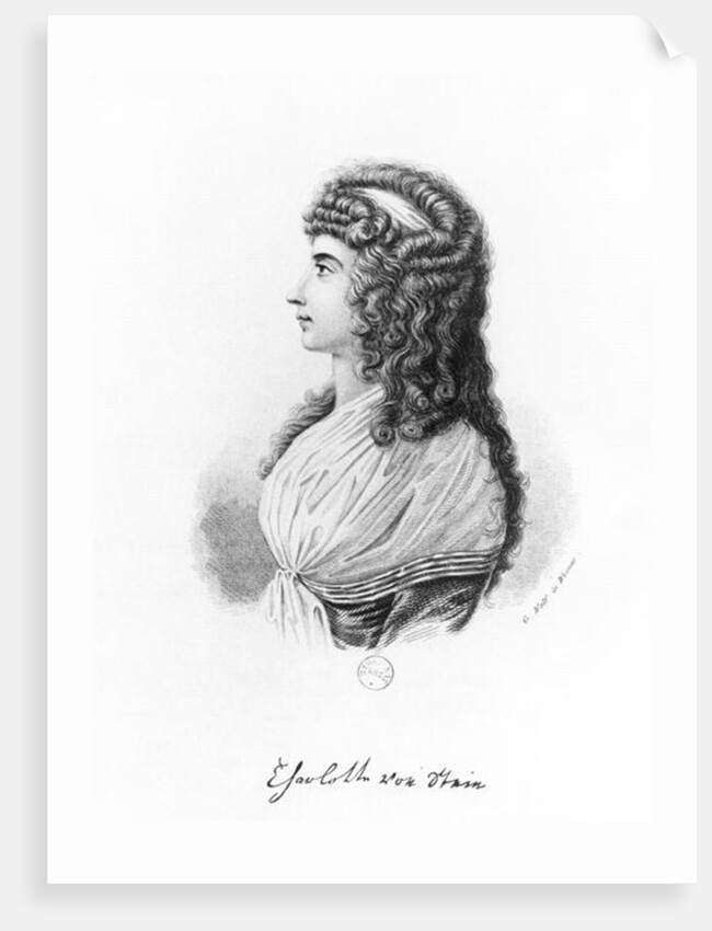 Charlotte von Stein, born von Schardt, late 18th century-early 19th century by School German