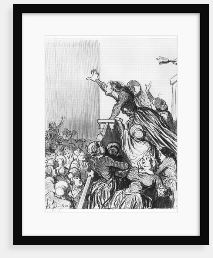 Series 'Les Divorceuses', plate 1 by Honore Daumier