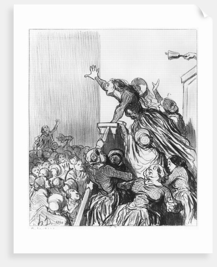 Series 'Les Divorceuses', plate 1 by Honore Daumier