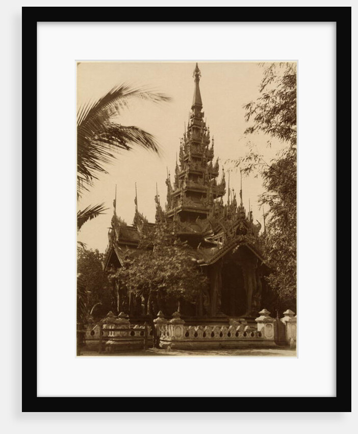 Temple in Mandalay, Burma, late 19th century by Anonymous