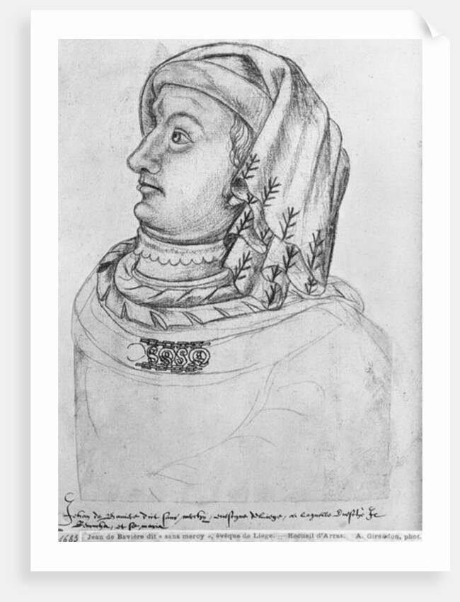 Ms 266 fol.30 John III the Pitiless, Duke of Bavaria-Straubing by Flemish School