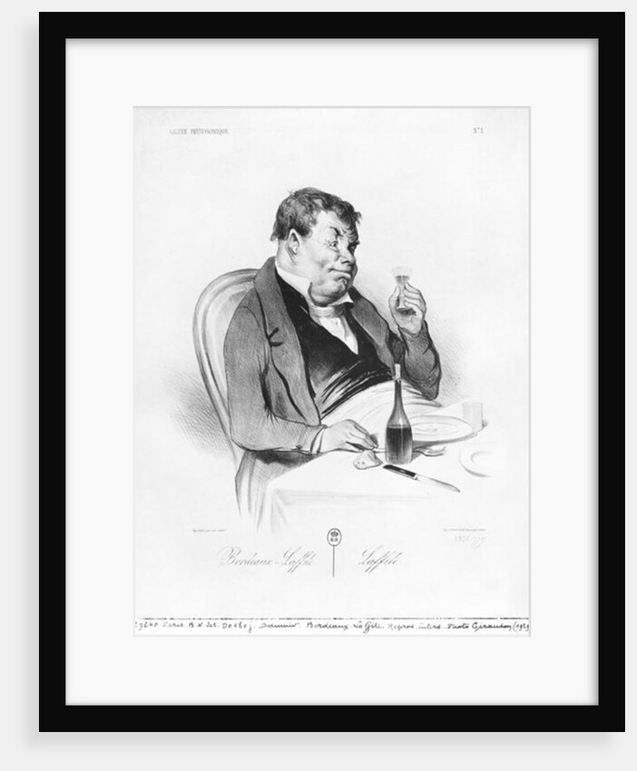 eries 'Galerie physionomique', Bordeaux Laffit by Honore Daumier