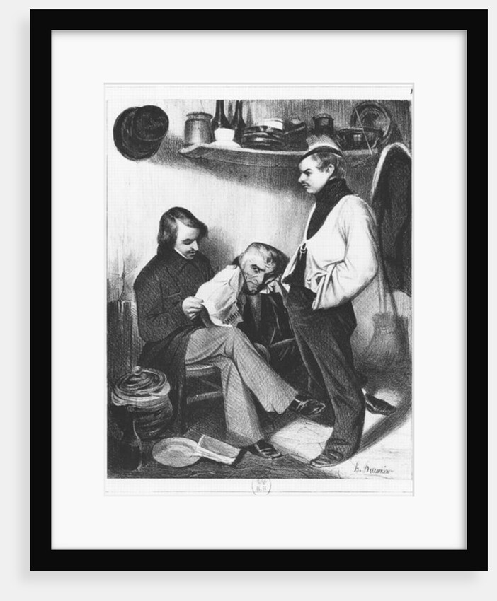 Memories of Sainte-Pelagie by Honore Daumier