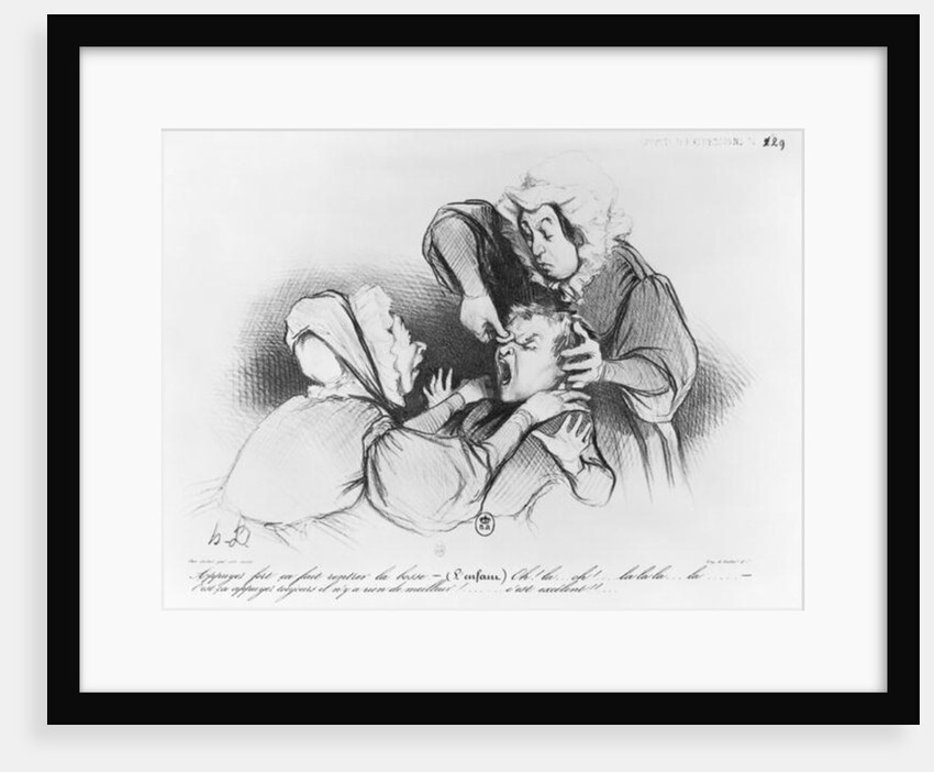 eries 'Croquis d'expressions', the bum by Honore Daumier