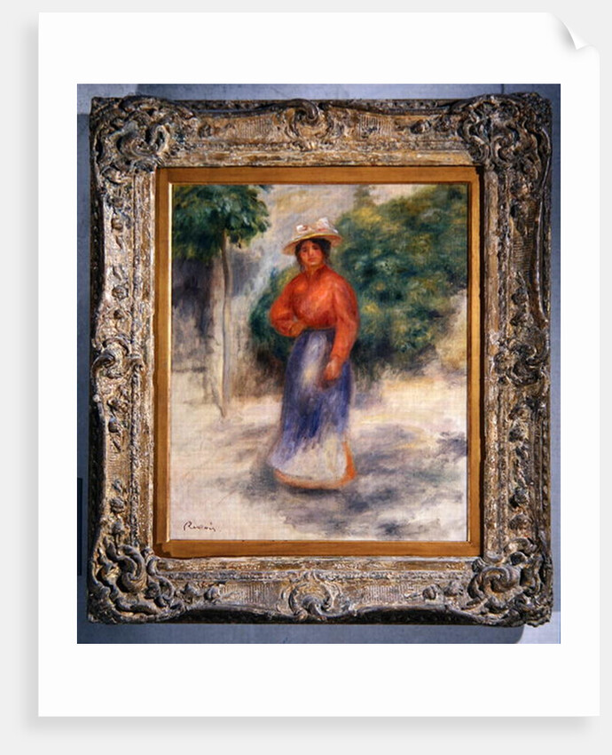 Gabrielle in the garden, c.1905 ? by Pierre Auguste Renoir