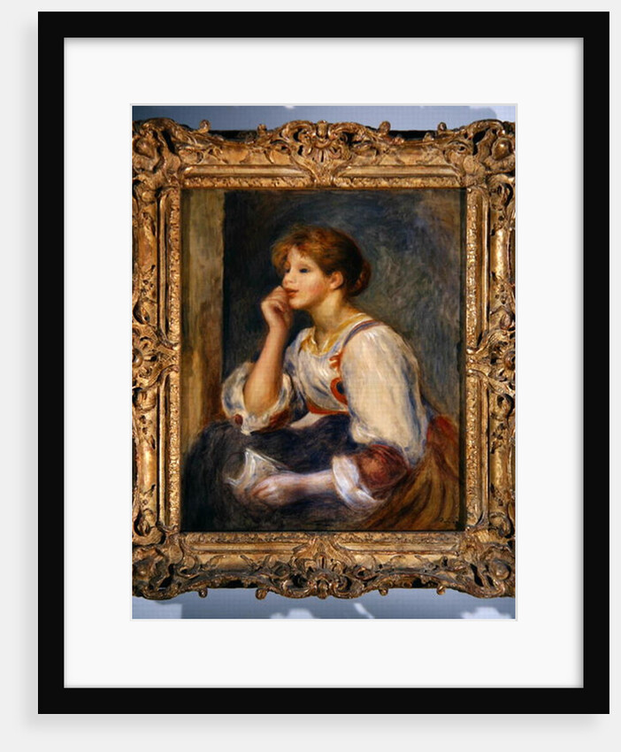 Woman with a letter, c.1890 by Pierre Auguste Renoir