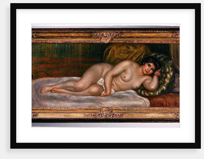 Reclining female nude 1906-07 by Pierre Auguste Renoir