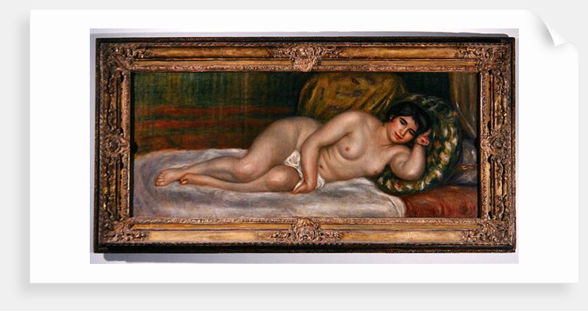 Reclining female nude 1906-07 by Pierre Auguste Renoir