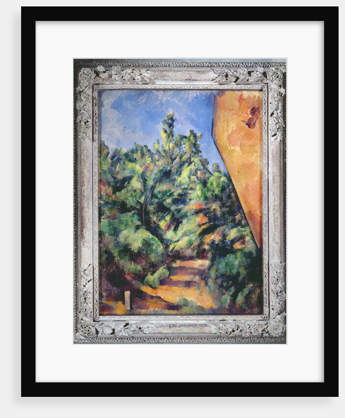 Red rock, c.1895 by Paul Cezanne