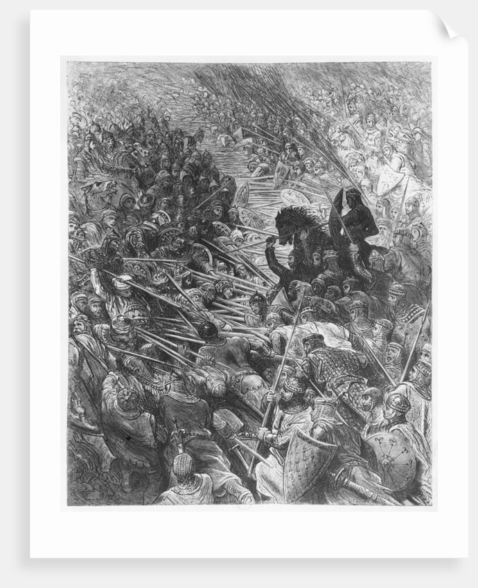 Battle scene by Gustave Dore