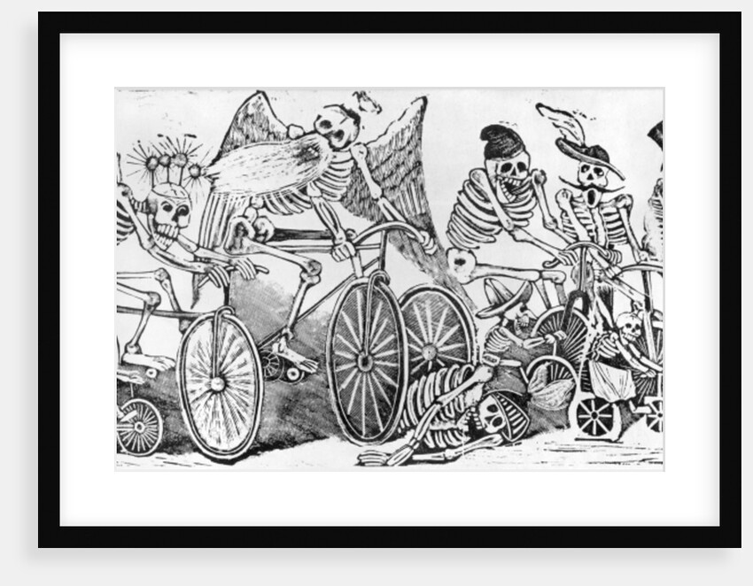 20th century Calavera by Jose Guadalupe Posada