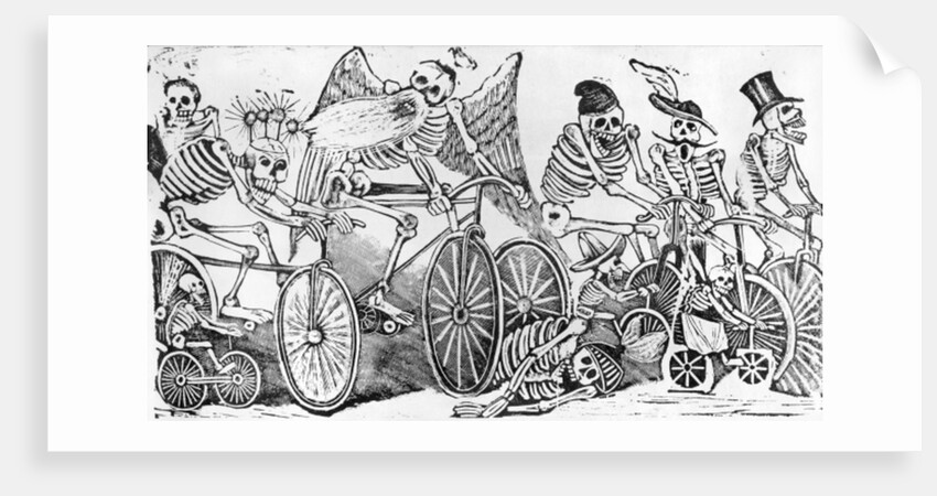 20th century Calavera by Jose Guadalupe Posada