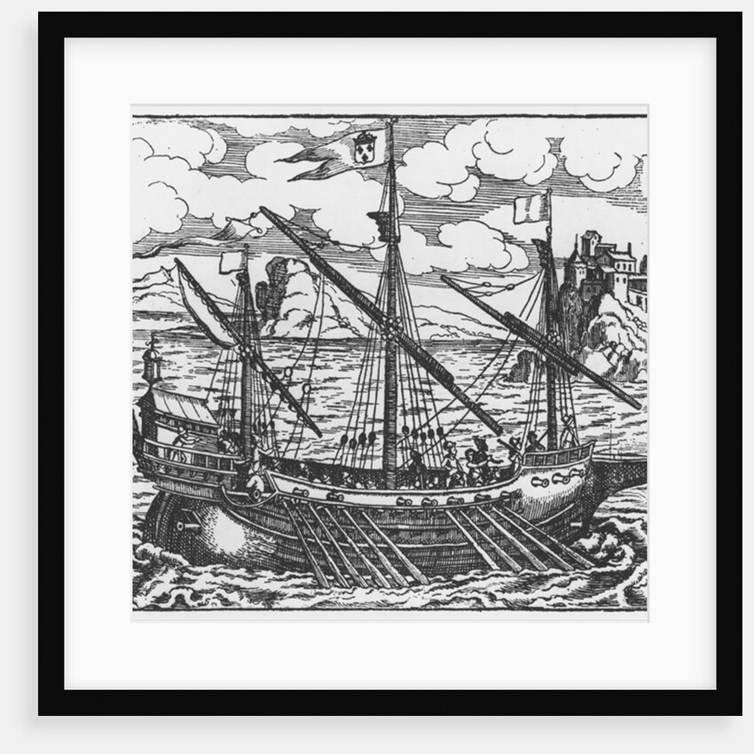 French galley operating in the ports of the Levant since Louis XI by French School