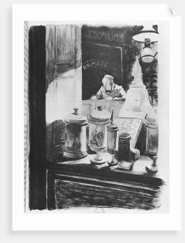 The Pharmacist Homais by French School