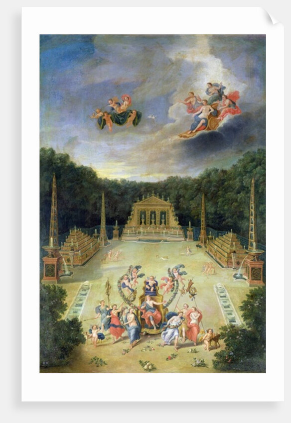 The Groves of Versailles. L'Arc de Triomphe by Jean the Younger Cotelle