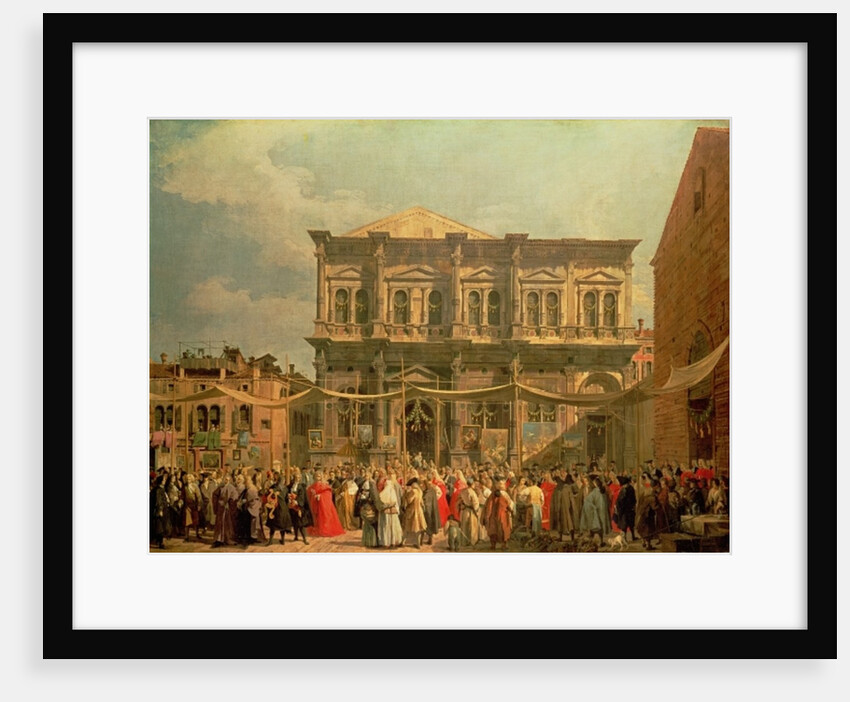 Venice: The Feast Day of Saint Roch, c.1735 by Canaletto