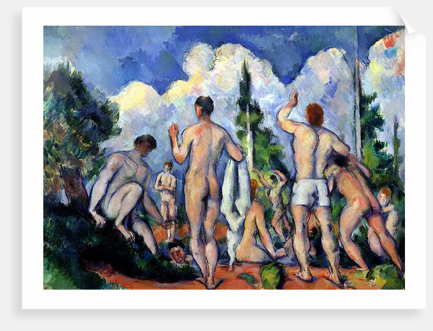 The Bathers, c.1890-92 by Paul Cezanne