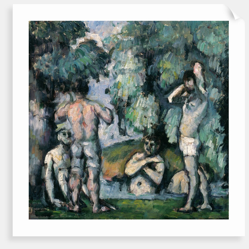 The Five Bathers, c.1875-77 by Paul Cezanne