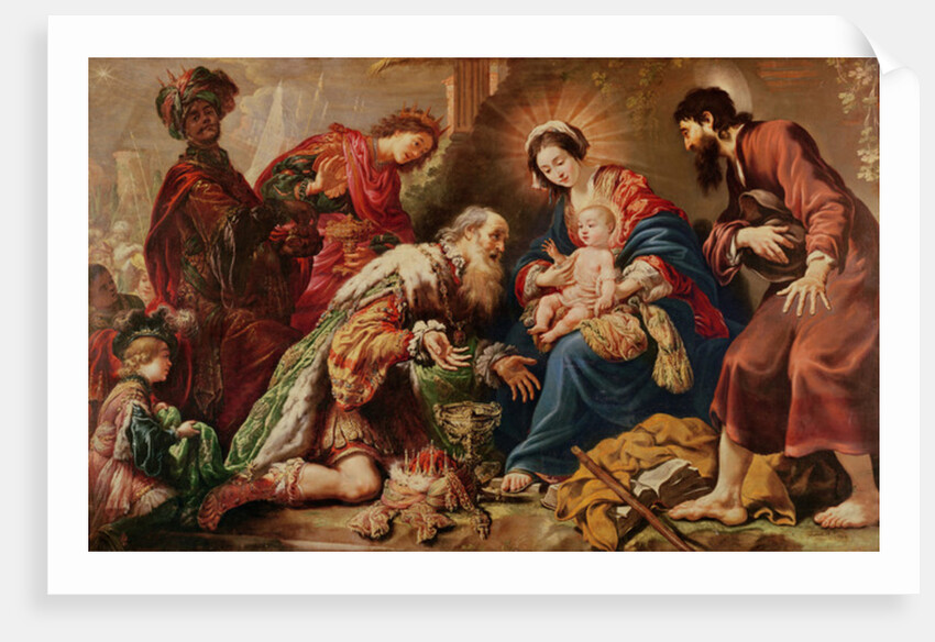 Adoration of the Magi, 1624 by Claude Vignon