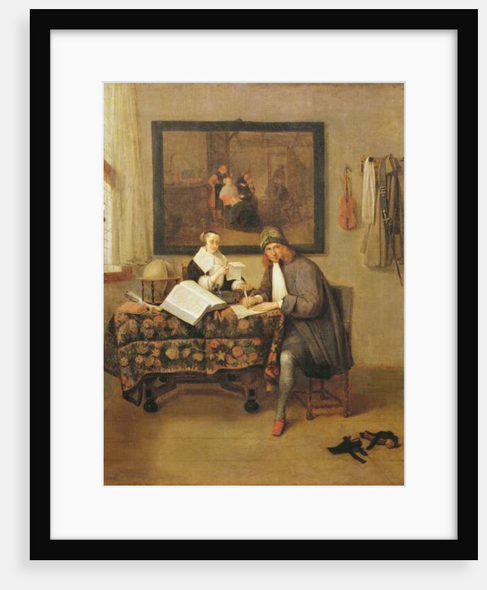 The Studious Life, 1662 by Quiringh Gerritsz. van Brekelenkam
