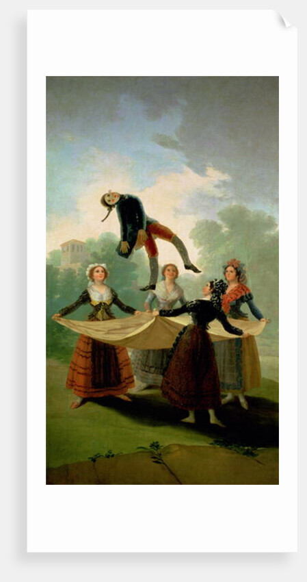 El Pelele 1791-2 by Francisco Jose de Goya y Lucientes