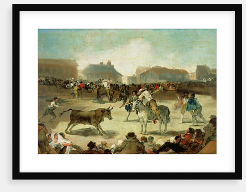 A Village Bullfight by Francisco Jose de Goya y Lucientes