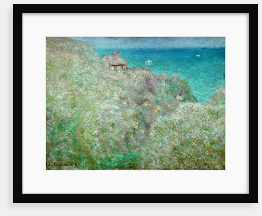 Cliffs at Varengeville, 1897 by Claude Monet