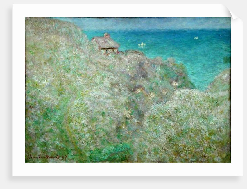Cliffs at Varengeville, 1897 by Claude Monet