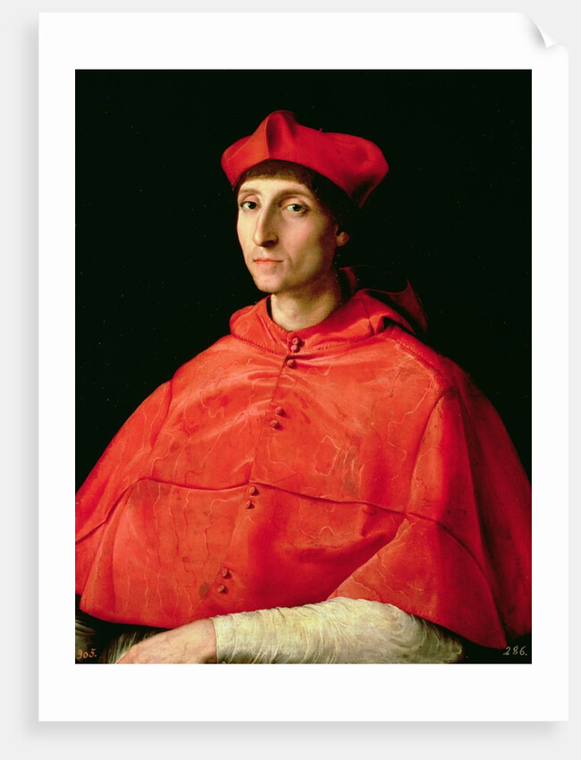 Portrait of a Cardinal by Raphael