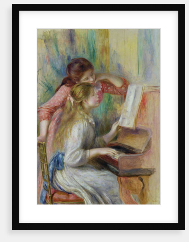 Young Girls at the Piano, c.1890 by Pierre Auguste Renoir