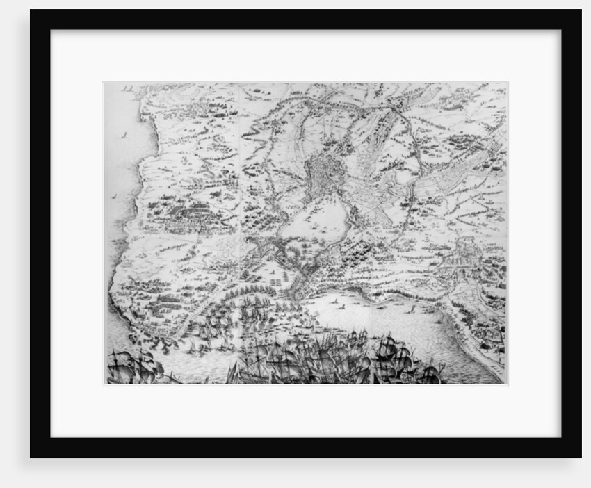 Siege of La Rochelle by Jacques Callot